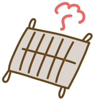 ホットパックのイメージのイラスト